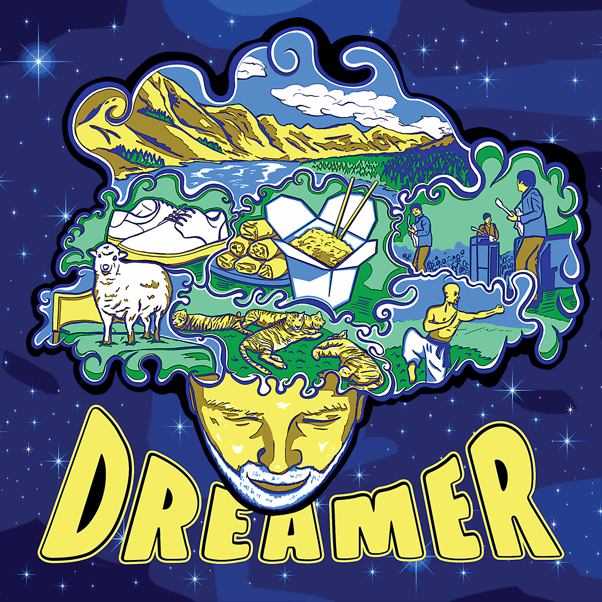 Dreamer Album Artwork Twin Cities Graphic Design - Album art for "Dreamer"